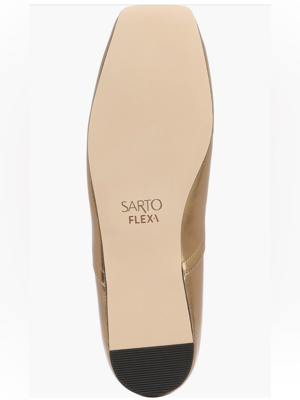 SARTO Metallic Gold adalina flats NWT - Picture 6 of 7